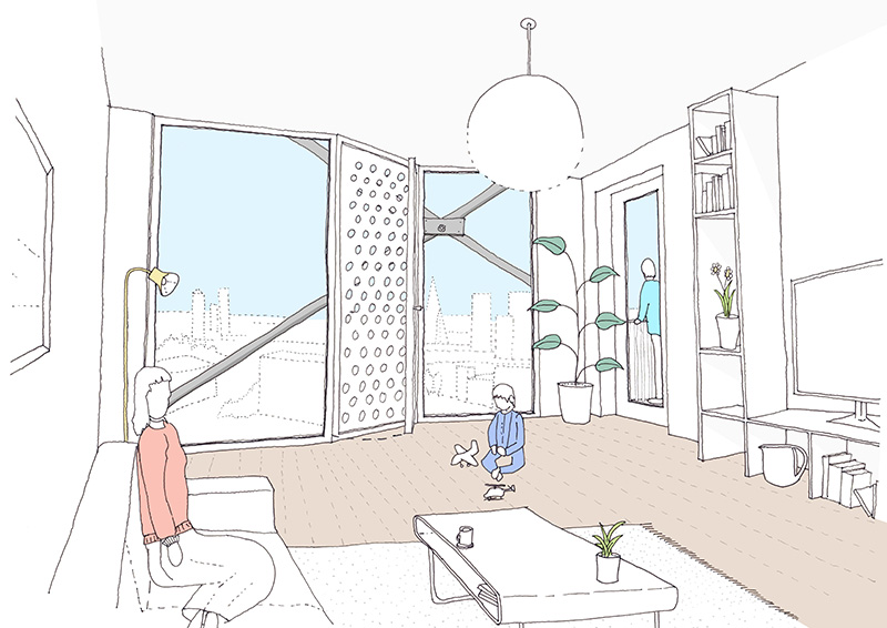 Internal Perspective door open T